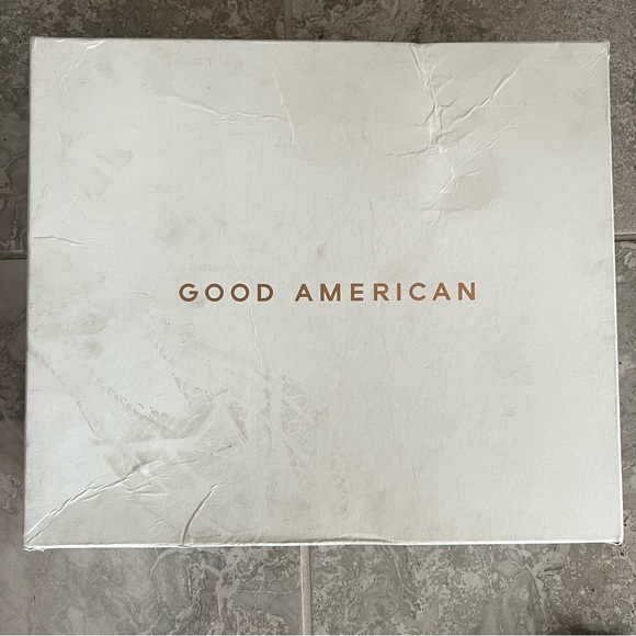 Good American Suede Platform Ankle Strap Sandals Size 11.5 NEW in Box w/Dust Bag - Picture 10 of 12